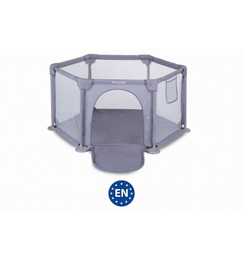 Kidwell Fanko - kojec plac zabaw 120x120 | Szary